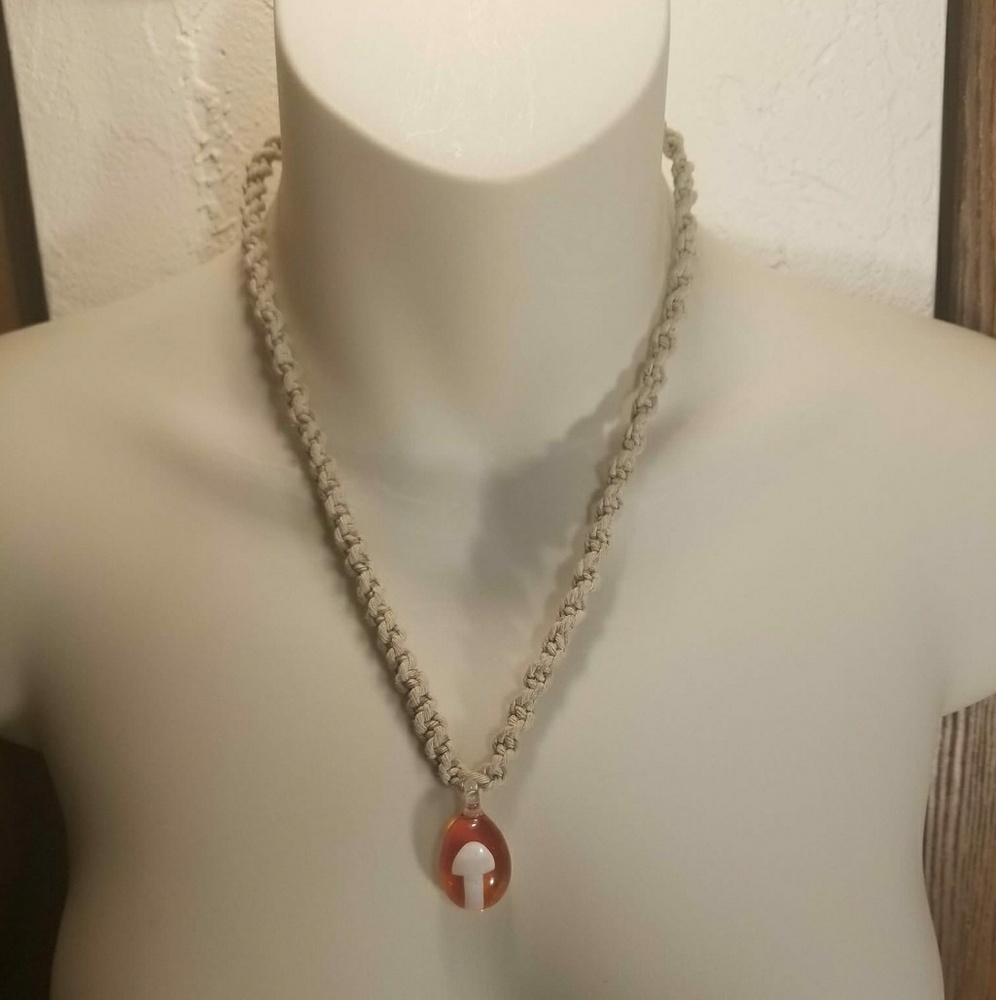 Red Mushroom Necklace 🍄❤
